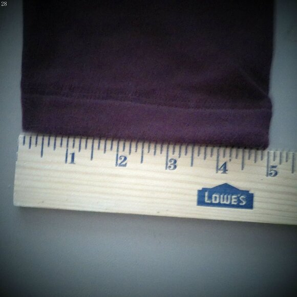 OLD NAVY Pull-on Style Stretch Fleece Lined Burgundy Ankle Length Pants XL - Picture 7 of 7